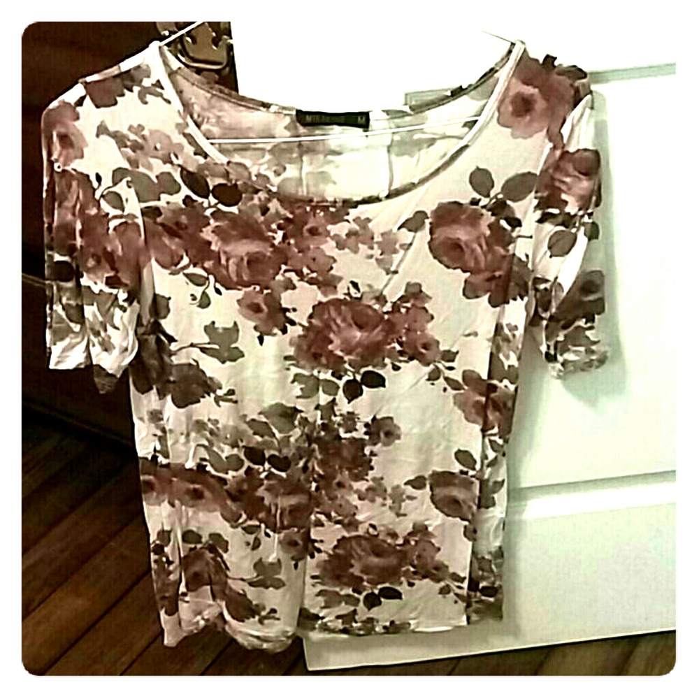 Floral print shirt